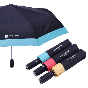 [단체] 피에르가르뎅  3단 완전자동 컬러보더 우산
